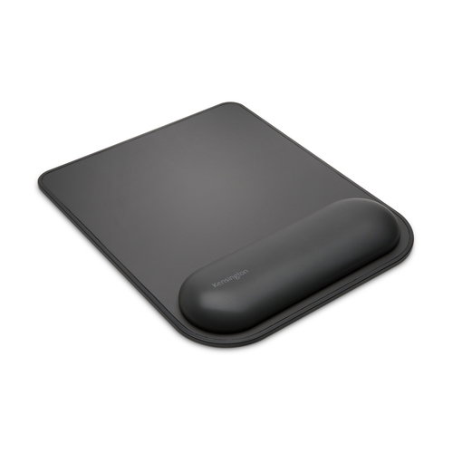 ERGOSOFT MOUSEPAD W. WRIST REST - FOR STANDARD MOUSE BLACK