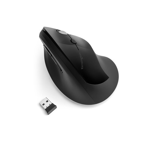 PRO FIT ERGO MOUSE - VERTICAL CORDLESS BLACK