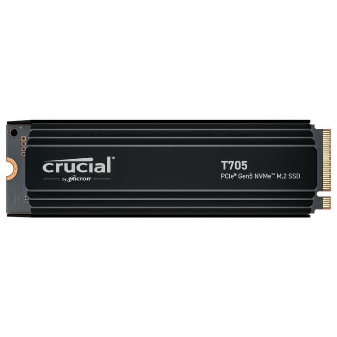 Crucial T705 NVMe SSD, PCIe 5.0 M.2 Typ 2280 - 1 TB