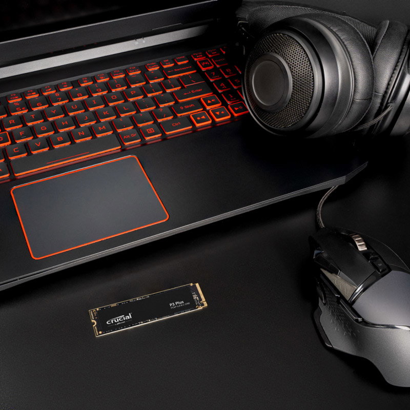 Crucial P3 Plus NVMe SSD, PCIe 4.0 M.2 Typ 2280 - 1 TB