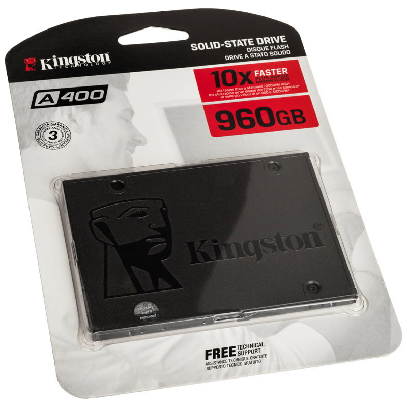 Kingston SSDNow A400 Series 2,5 inches SSD, SATA 6G - 960 GB
