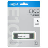 Crucial E100 NVMe SSD, PCIe 4.0 M.2 Typ 2280 - 1 TB, retail