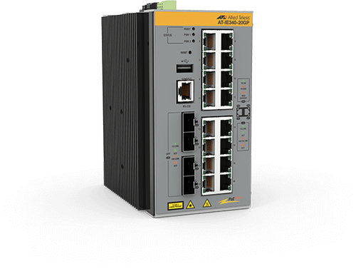 L3 INDUST ETHERNET SWITCH - 16X10/100/1000-T POE+4X SFP PORT