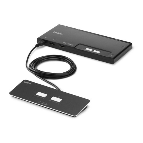 2-PORT SINGLE HEAD BASE MODULAR - SECURE KVM SWITCH PP4.0 W/REMOTE