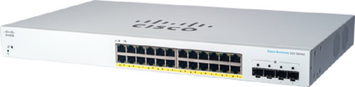 CBS220 SMART 24-PORT GE POE - 4X1G SFP
