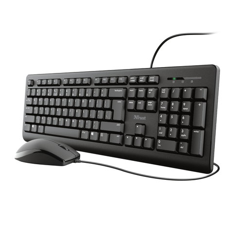 PRIMOKEYBOARD AND MOUSE SET - QWERTZ WIRED