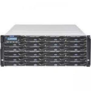 EonStor DS 3000U Infortrend Enterprise Storage Array, 4U/24bay, High IOPS Controller(s), Dual Redundant Controller Subsystem (including 2x12Gb/s SAS EXP. ports), 8x1G iSCSI ports, 4x host board slot(s), 4x8GB (32GB DDR Cache Memory ECC RAM), 2x PSU+FAN Modules, 2x SuperCap.+Flash module, 24x HDD/SSD Trays and 1x Rackmount kit