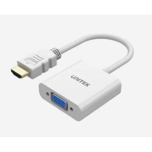 HDMI to VGA Adapter, 15cm cable length, White