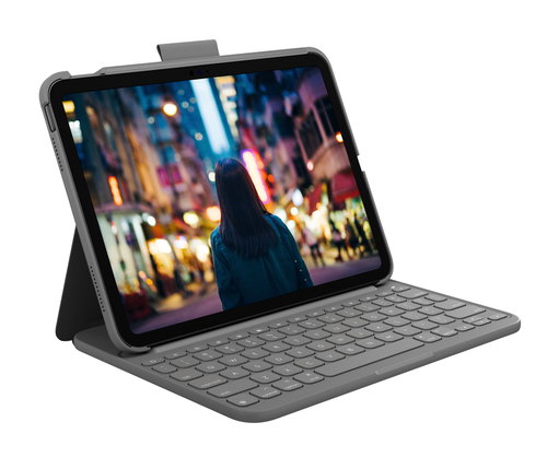 SLIM FOLIO FOR IPAD (10TH GEN) - GREY - CH - CENTRAL