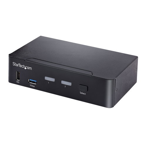 2 PORT DP USB C KVM SWITCH - 60HZ 3.5MM AND USB AUDIO