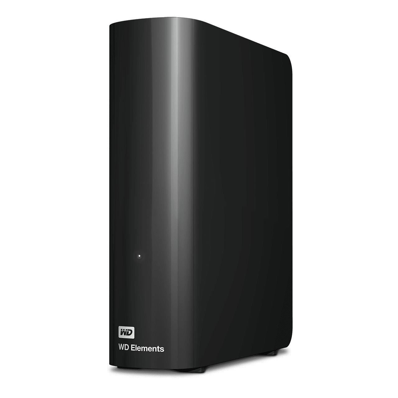External HDD WESTERN DIGITAL Elements Desktop WDBWLG0040HBK-EESN 18TB USB 3.0 Drives 1 Black WDBWLG0180HBK-EESN