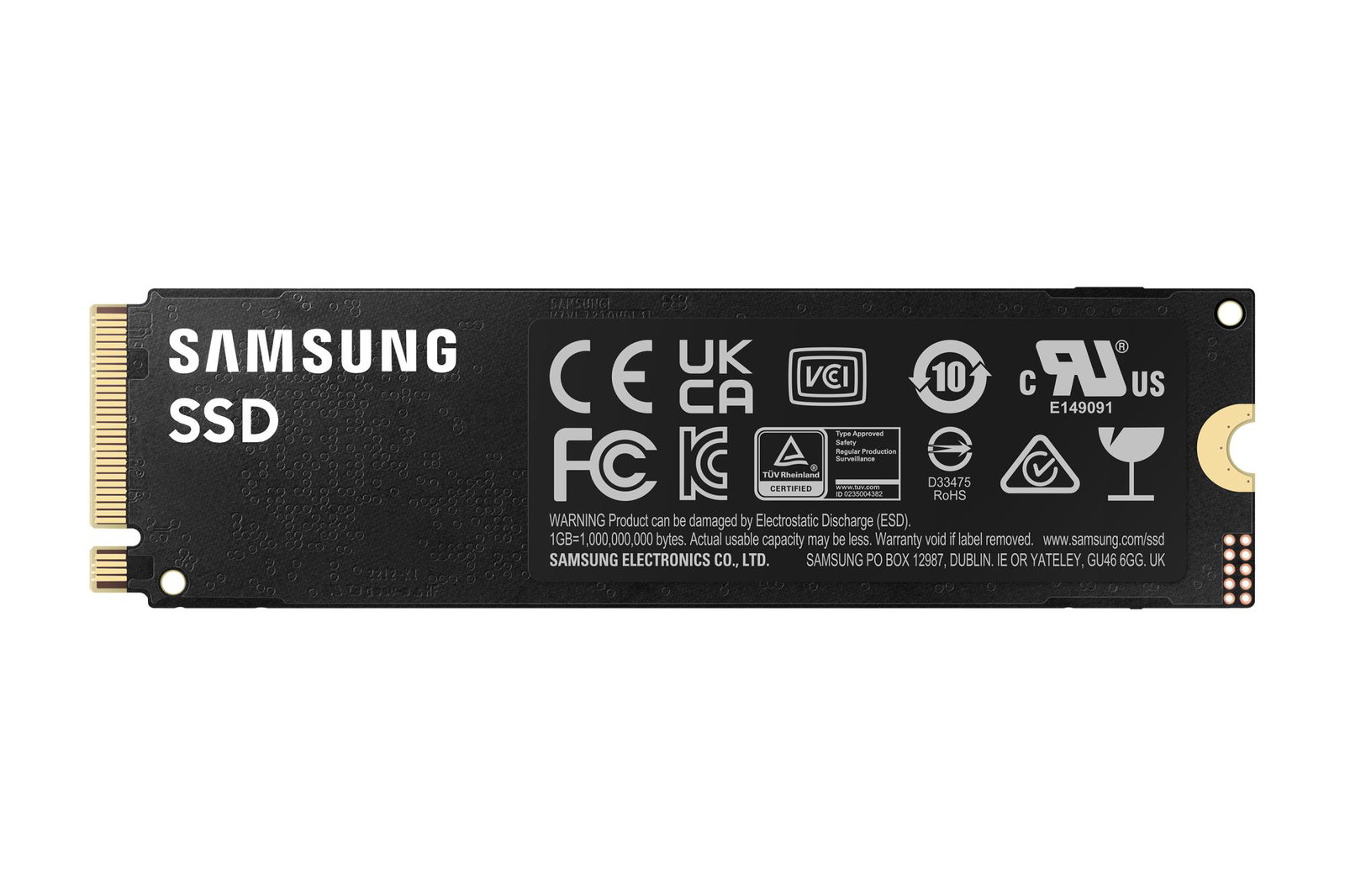 SSD SAMSUNG 990 PRO 4TB M.2 PCIe Gen4 NVMe TLC Write speed 6900 MBytes/sec Read speed 7450 MBytes/sec 2.3mm TBW 2400 TB MTBF 1500000 hours MZ-V9P4T0BW