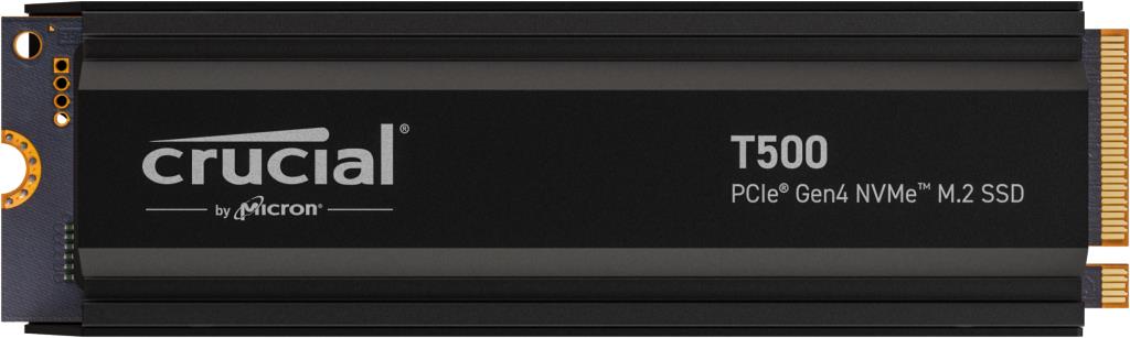 SSD CRUCIAL T500 4TB M.2 PCIe Gen4 NVMe 3D NAND Write speed 6900 MBytes/sec Read speed 7000 MBytes/sec TBW 2400 TB CT4000T500SSD5