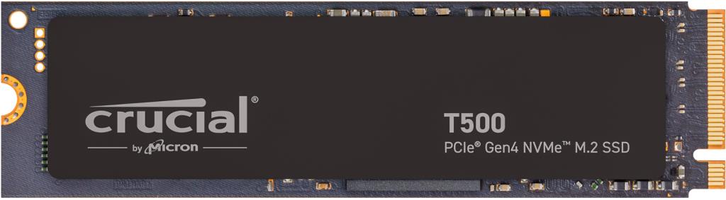 SSD CRUCIAL T500 4TB M.2 PCIe Gen4 NVMe 3D NAND Write speed 6900 MBytes/sec Read speed 7000 MBytes/sec TBW 2400 TB CT4000T500SSD3