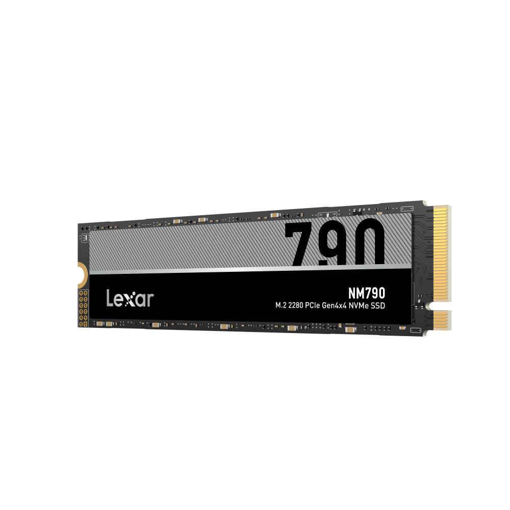 SSD LEXAR NM790 4TB M.2 PCIe Gen4 NVMe Write speed 6500 MBytes/sec Read speed 7400 MBytes/sec 2.45mm TBW 3000 TB MTBF 1500000 hours LNM790X004T-RNNNG
