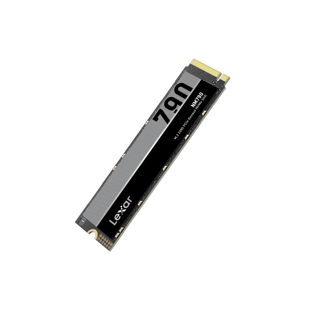 SSD LEXAR NM790 4TB M.2 PCIe Gen4 NVMe Write speed 6500 MBytes/sec Read speed 7400 MBytes/sec 2.45mm TBW 3000 TB MTBF 1500000 hours LNM790X004T-RNNNG