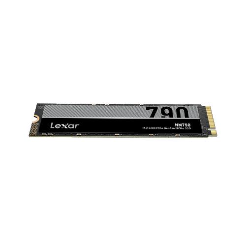 SSD LEXAR NM790 4TB M.2 PCIe Gen4 NVMe Write speed 6500 MBytes/sec Read speed 7400 MBytes/sec 2.45mm TBW 3000 TB MTBF 1500000 hours LNM790X004T-RNNNG