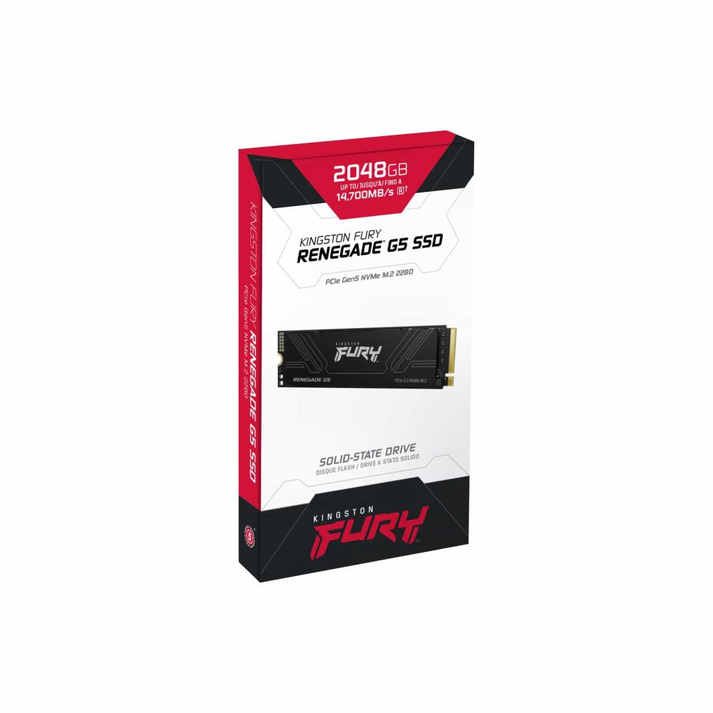 SSD KINGSTON FURY 2TB M.2 PCIe Gen5 NVMe 3D TLC Write speed 14000 MBytes/sec Read speed 14700 MBytes/sec 2.3mm MTBF 200000 hours SFYR2S/2T0