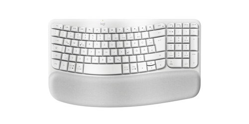 WAVE KEYSERGONOMIC KB OFFWHITE - DEU 2.4GHZ/BT CENTRAL-419 UNIV.