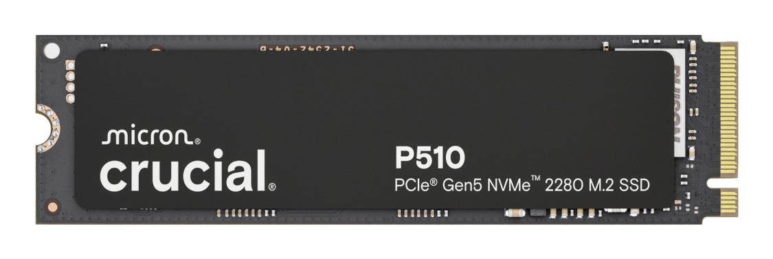 SSD CRUCIAL P510 2TB M.2 PCIe Gen5 NVMe TLC Write speed 8700 MBytes/sec Read speed 10000 MBytes/sec TBW 1200 TB CT2000P510SSD8