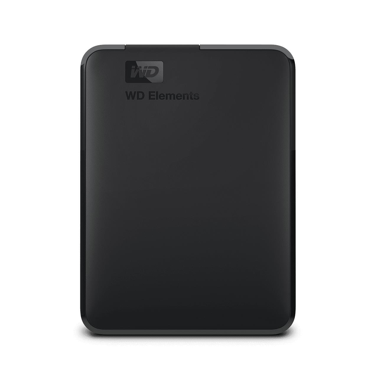 External HDD WESTERN DIGITAL Elements Portable WDBU6Y0050BBK-WESN 5TB USB 3.0 Colour Black WDBU6Y0050BBK-WESN