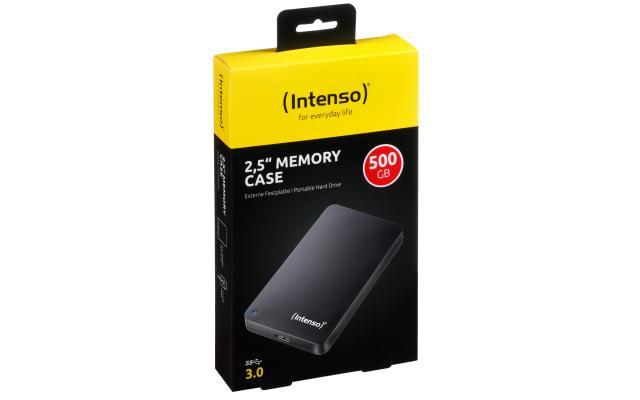 External HDD INTENSO 6021513 5TB USB 3.0 Colour Black 6021513