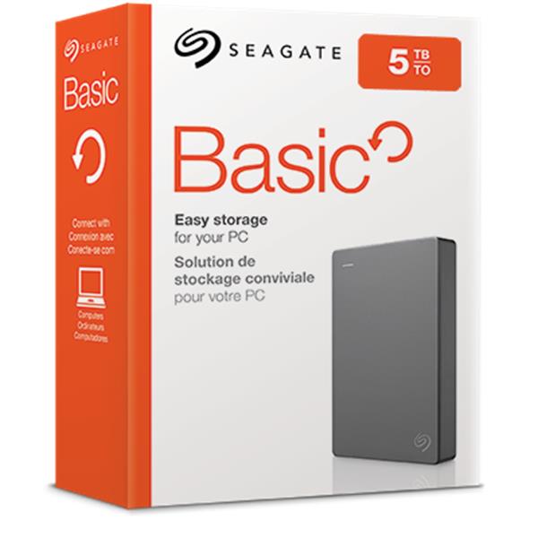 External HDD SEAGATE Basic 5TB USB 3.0 STJL5000400