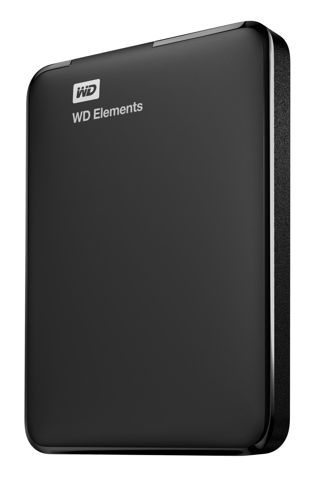 External HDD WESTERN DIGITAL Elements Portable 4TB USB 3.0 Colour Black WDBU6Y0040BBK-WESN