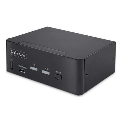 2-PORT DP 1.4 KVM SWITCH - - DUAL-MONITOR DISPLAYPORT KVM