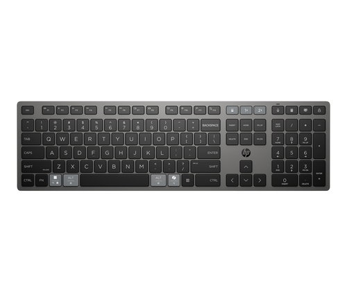 HP 725 MULTI-DEVICE KEYBOARD - RCHRGBL WL - GERMAN