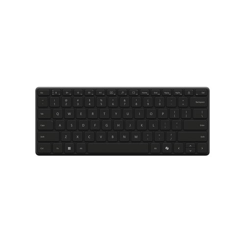 DESIGNERCOMPACT KB EU-UK LAYOUT - QWERTY BLACK UK LAYOUT