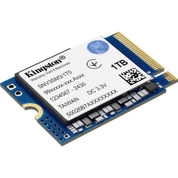 Kingston NV3 1 TB, SSD - PCIe 4.0 x4, NVMe, M.2 2230