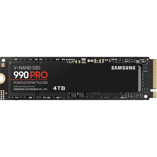 Samsung 990 PRO 4 TB, SSD - PCIe 4.0 x4, NVMe 2, M.2 2280, intern