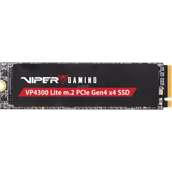 Patriot SSD 4TB 7400/6400 VP4300 Lite M.2 PAT PCIe - black, PCIe 4.0 x4, NVMe 2.0, M.2 2280