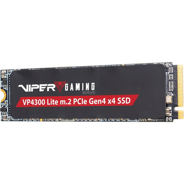 Patriot SSD 4TB 7400/6400 VP4300 Lite M.2 PAT PCIe - black, PCIe 4.0 x4, NVMe 2.0, M.2 2280