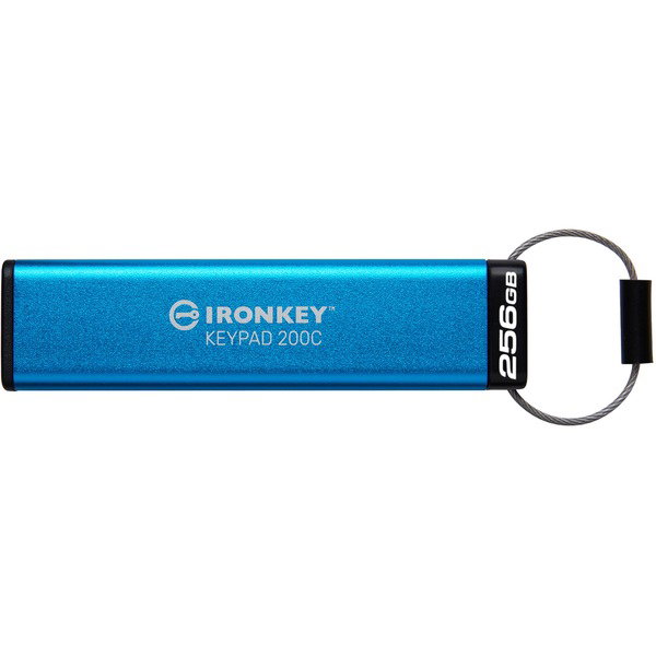 Kingston IronKey Keypad 200 256 GB, USB-Stick - USB-C 3.2 Gen 1