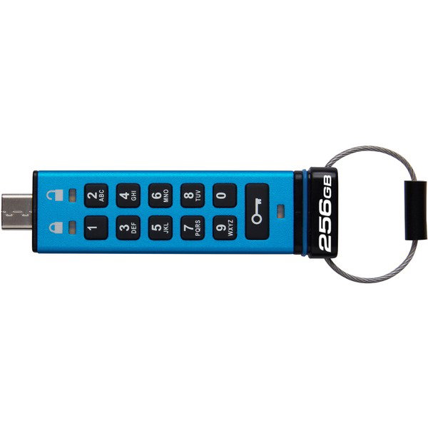 Kingston IronKey Keypad 200 256 GB, USB-Stick - USB-C 3.2 Gen 1