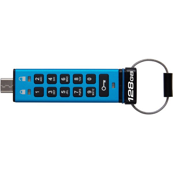 Kingston IronKey Keypad 200 128 GB, USB-Stick - USB-C 3.2 Gen 1