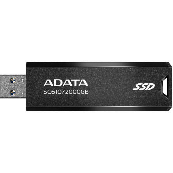 ADATA SC610 2000 GB, Externe SSD - black, USB-A 3.2 Gen 2
