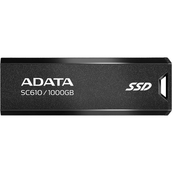 ADATA SC610 1000 GB, Externe SSD - black, USB-A 3.2 Gen 2