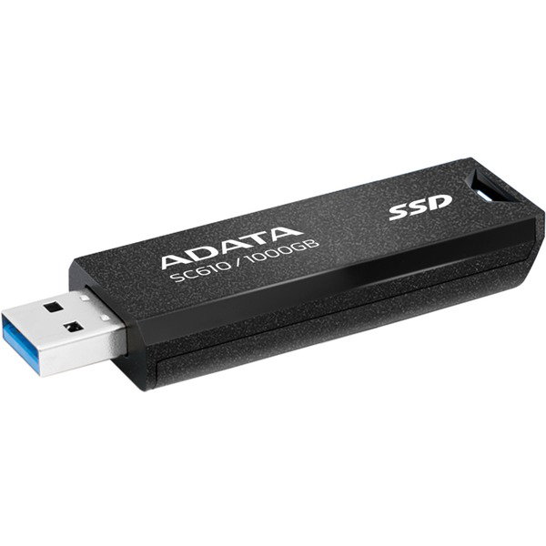 ADATA SC610 1000 GB, Externe SSD - black, USB-A 3.2 Gen 2