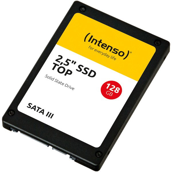 Intenso TOP SSD 128 GB - black, SATA 6 Gb/s, 2,5, Bulk