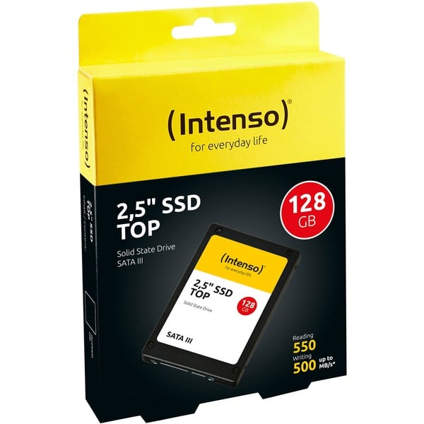 Intenso TOP SSD 128 GB - black, SATA 6 Gb/s, 2,5, Bulk