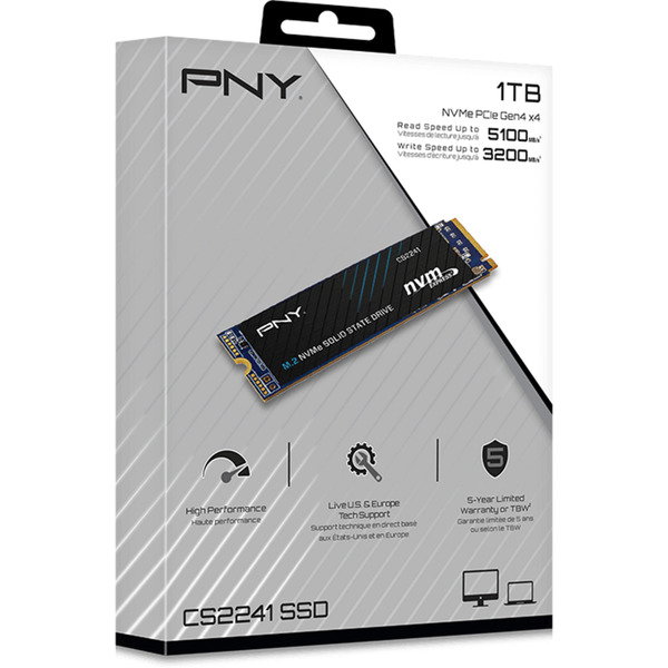 PNY CS2241 1 TB, SSD - PCIe Gen4 x4