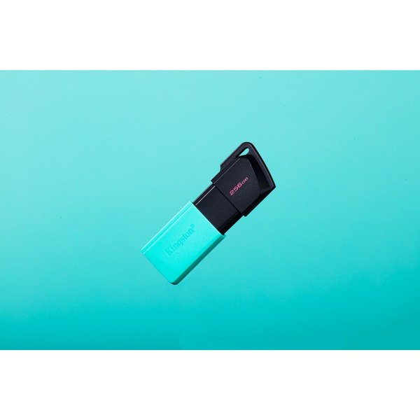 Kingston DataTraveler Exodia M 256 GB, USB-Stick - turquoise/black, USB-A 3.2 Gen 1