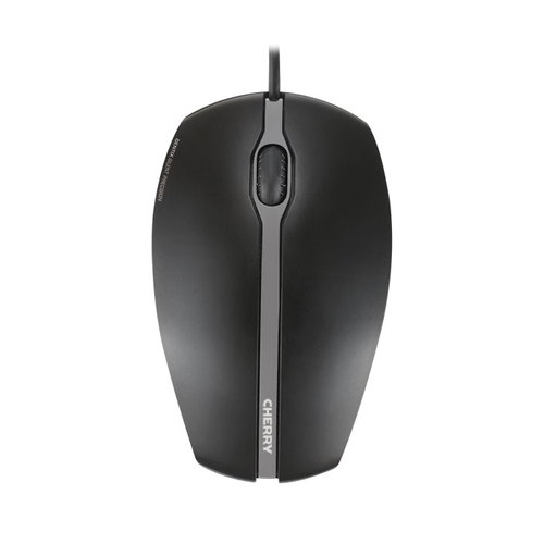 CHERRY GENTIX BLACK - SILENT CORDED MOUSE