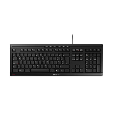 CHERRY STREAM KEYBOARD - UK BLACK