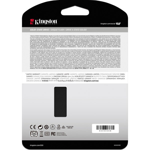 Kingston KC600 512 GB, SSD - black, SATA 6 Gb/s, 2,5
