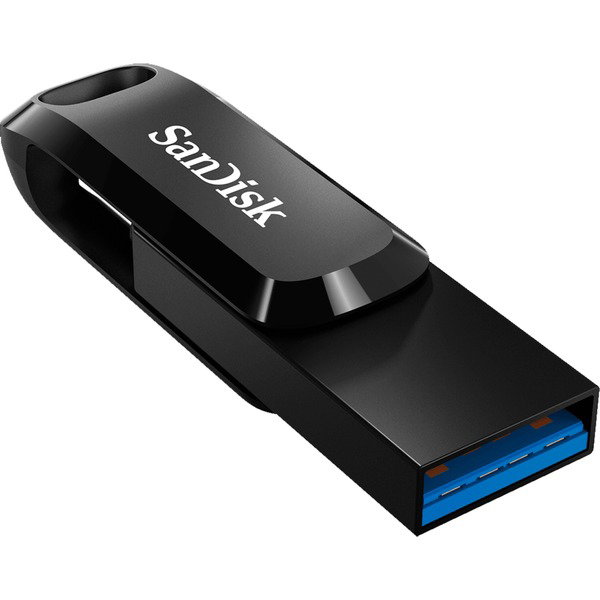 SanDisk Ultra Dual Drive Go 32 GB, USB-Stick - black, USB-A 3.2 Gen 1, USB-C 3.2 Gen 1