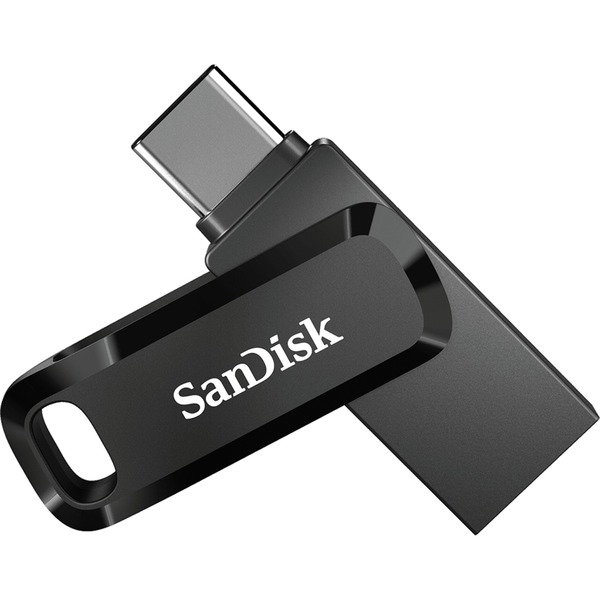 SanDisk Ultra Dual Drive Go 64 GB, USB-Stick - black, USB-A 3.2 Gen 1, USB-C 3.2 Gen 1